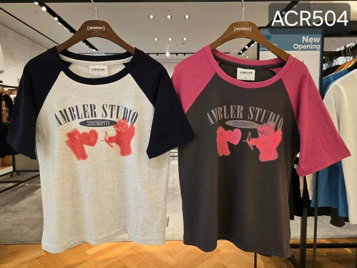 韓國代購 AMBLER 愛情之箭唄唄熊TOPACR504