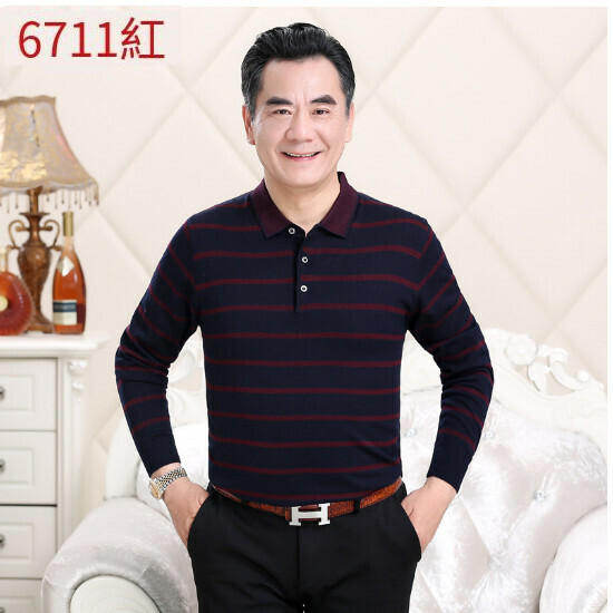 熱推長袖針織衫【6711酒紅】尺碼【165/M-185/3XL】【下單後聯絡客服確認發貨尺碼】