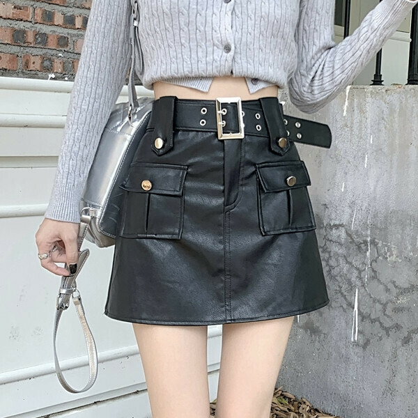 Hot Selling High Waist Work Skirt (S-XL) (Black) (Contact customer service after placing order to confirm delivery size)