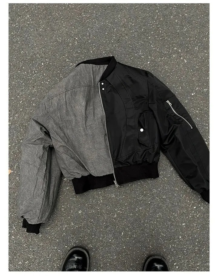 CATSSTAC 24SS 霜凍短版雙面穿棒球領飛行外套