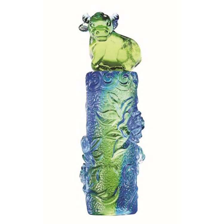 鹿港窯禮品館│琉璃工藝品-吉祥開運十二生肖印章│生日彌月、職場升遷、餽贈親友、個人典藏最佳紀念禮物