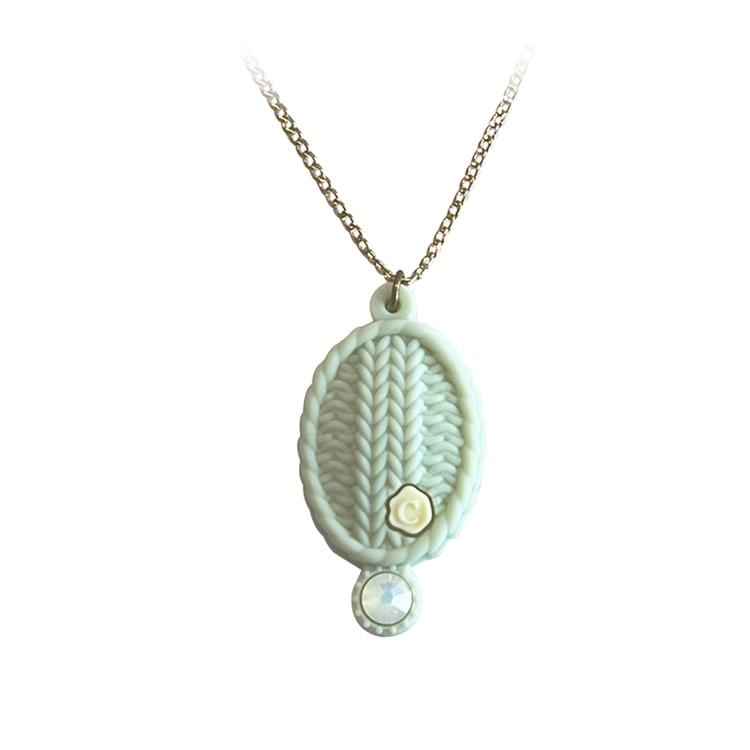 Candies 針織項鍊(粉綠)