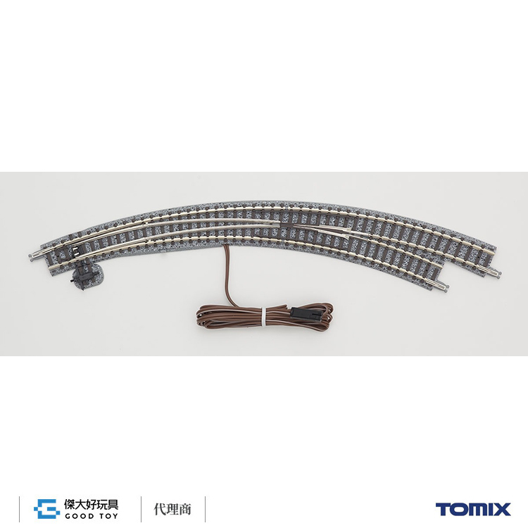 TOMIX 1278 Fine Track Electric Curved Points N-CPR317/280-45 (F) (Completely Electrofrog Type)
