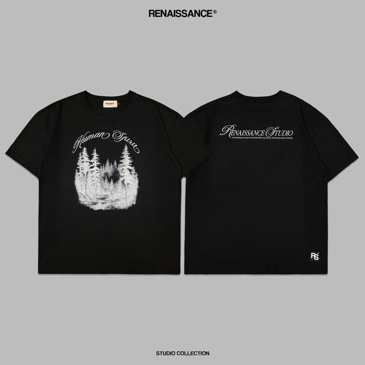 RENAISSANCE 暗黑森林 標語Logo短袖 T ‘’ Human Spirit Forest Tee ‘’