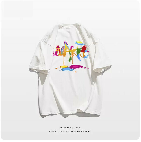 Crew neck T-shirt [M-3XL] [White-220g] (Contact customer service to confirm the shipping size after placing an order) 