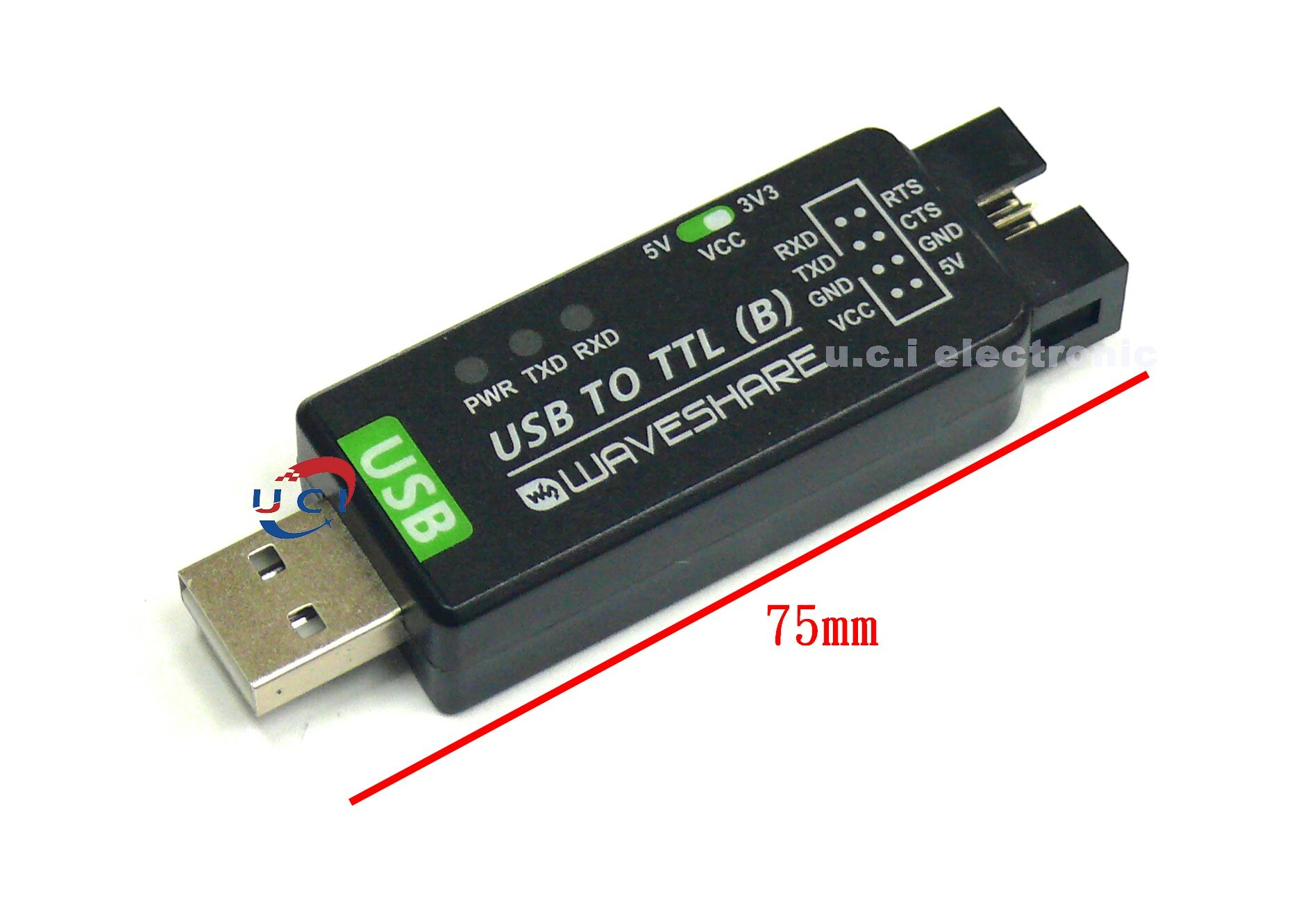 【UCI電子】(W-4) 微雪 CH343串口通信模組 USB轉TTL線 UART高速串口轉換器 多介面