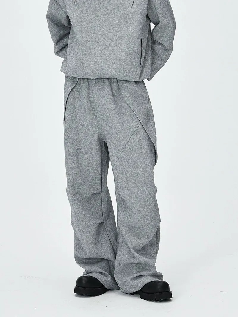 CATSSTAC 24SS 特殊剪裁太空棉直筒寬鬆棉長褲