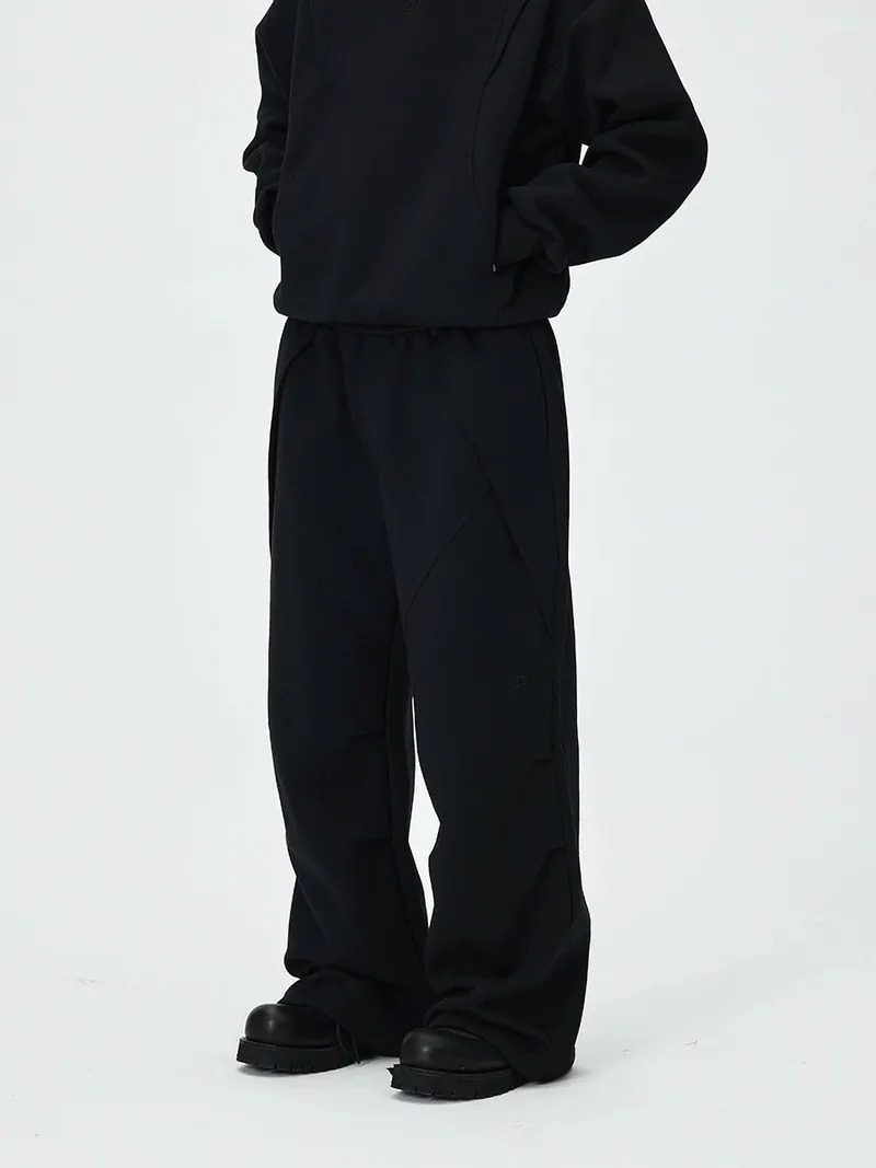 CATSSTAC 24SS 特殊剪裁太空棉直筒寬鬆棉長褲