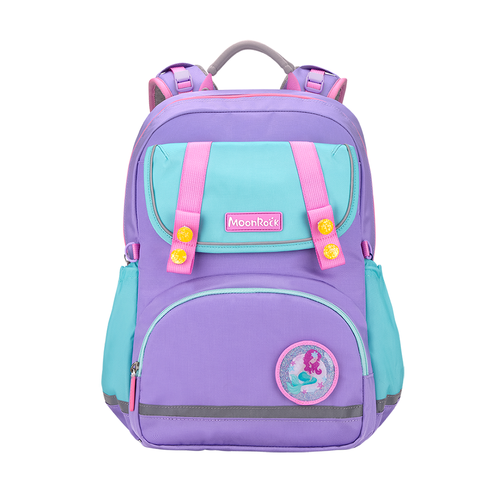 ASP101 低中年級 淺紫薄荷色 成長型護脊書包