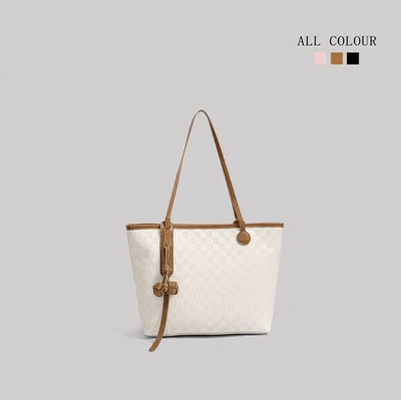 Hot Selling Large Capacity Shoulder Bag Fashion Commuter Bag [Brown] [Size: 37cm*13cm*26cm]