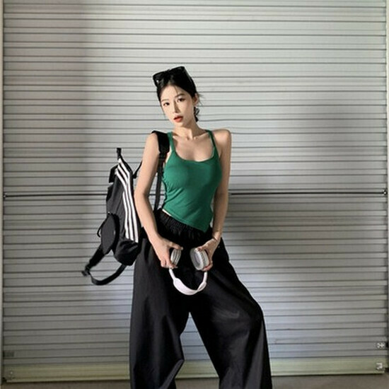 Hot selling camisole [green] [S-L size] (please contact customer service to confirm the delivery size after placing the order)