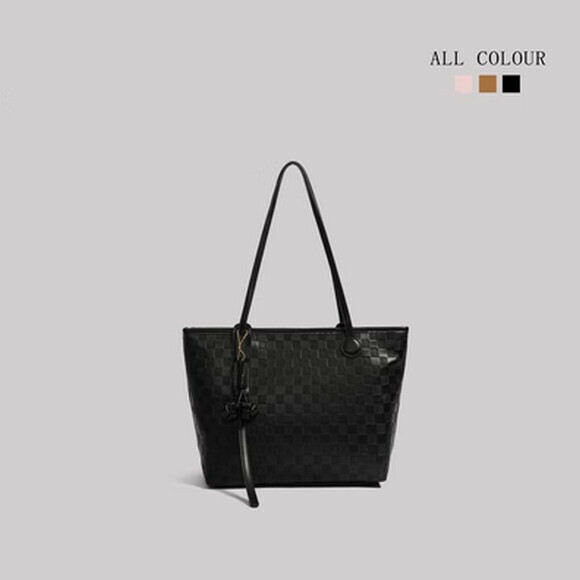 Hot Selling Large Capacity Shoulder Bag Fashion Commuter Bag [Black] [Size: 37cm*13cm*26cm]