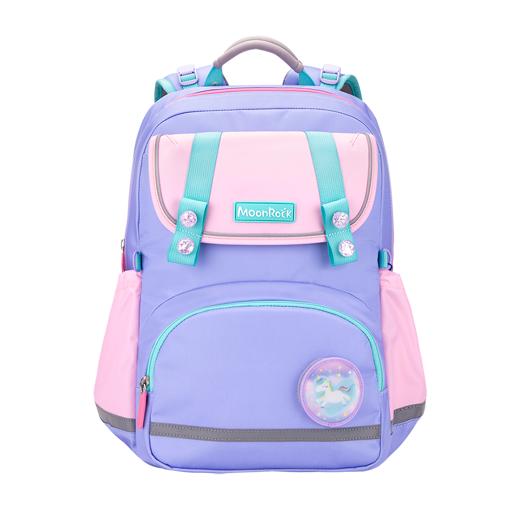 ASP101 低中年級 淺紫色 成長型護脊書包