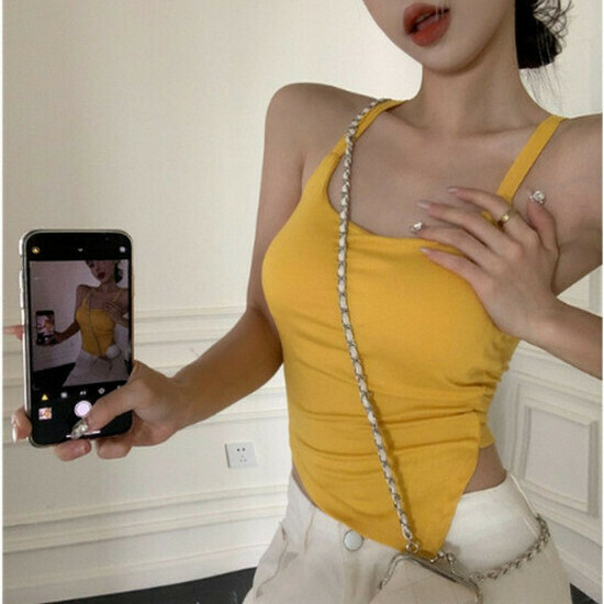 Hot selling camisole [yellow] [S-L size] (please contact customer service to confirm the delivery size after placing the order)