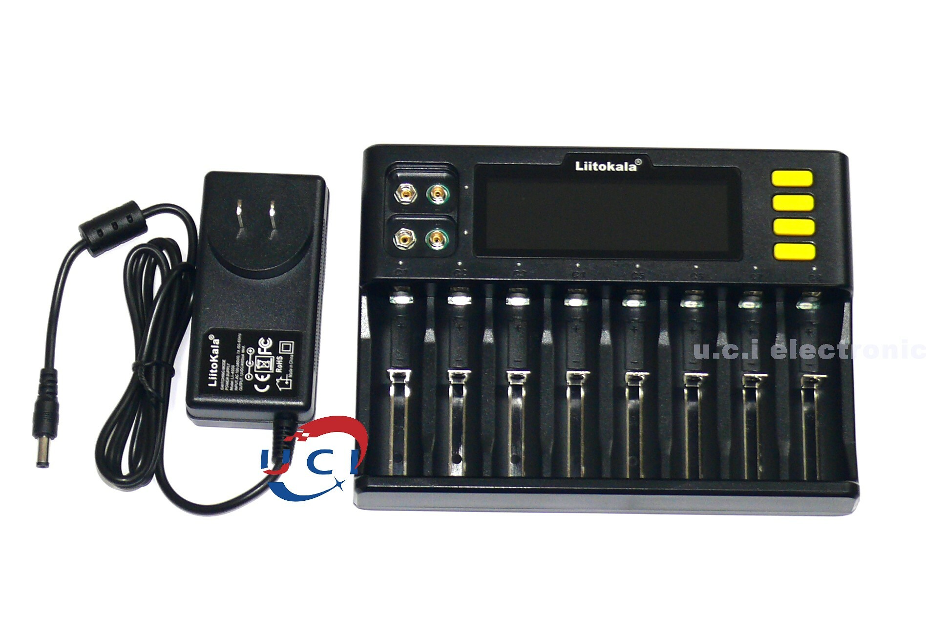 【UCI電子】(B-3) Lii-S8 18650鋰電池充電器  8槽