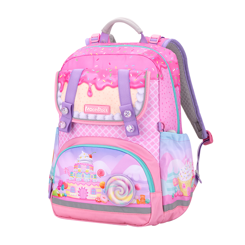 ASP101P 低中年級 美味星球 成長型護脊書包