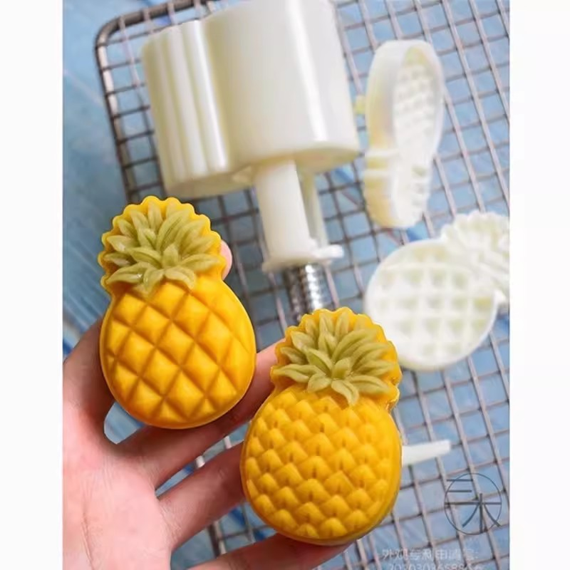 50g 菠蘿月餅模 (連2模片)