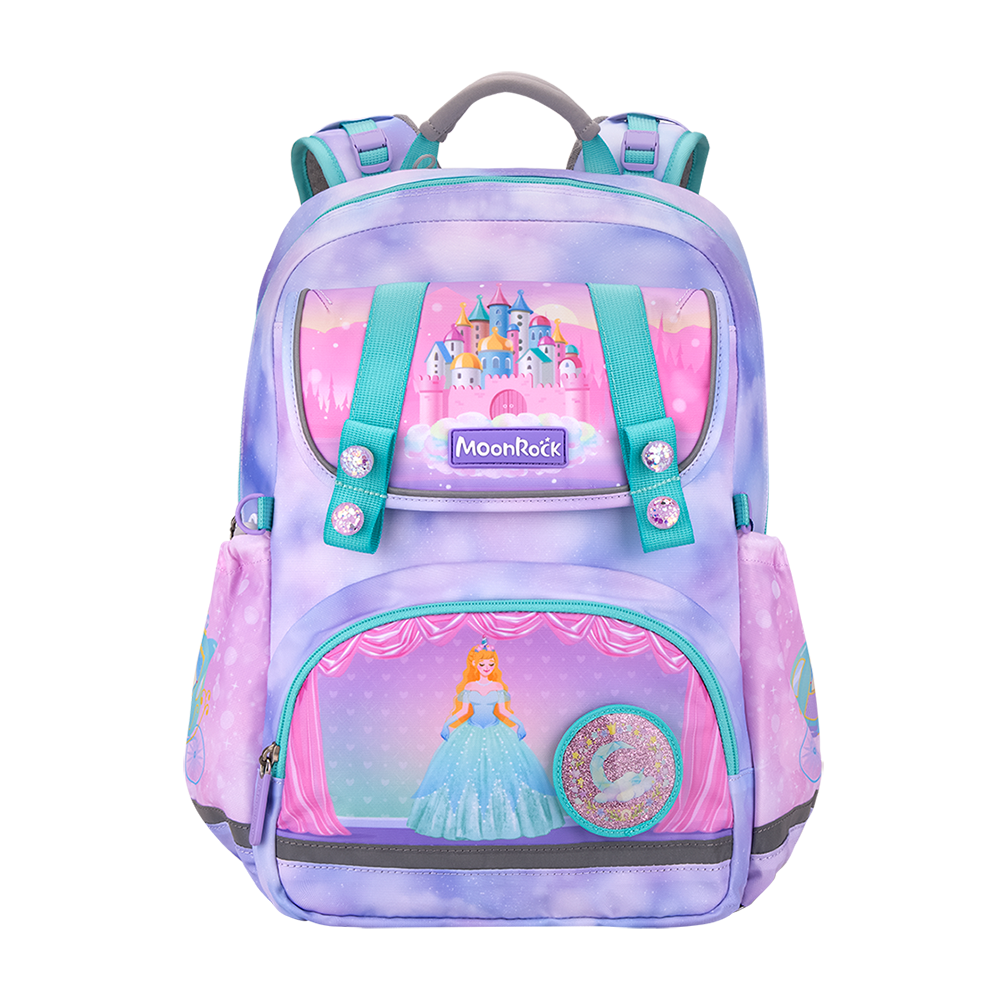 ASP101P 低中年級 獨角獸公主 成長型護脊書包