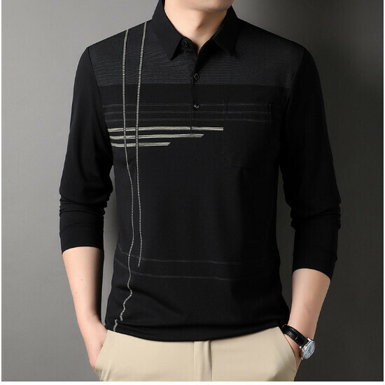 新款長袖上衣恤【625款黑色真口袋】尺碼【165/M-190/4XL】【下單後聯絡客服確認發貨尺碼】