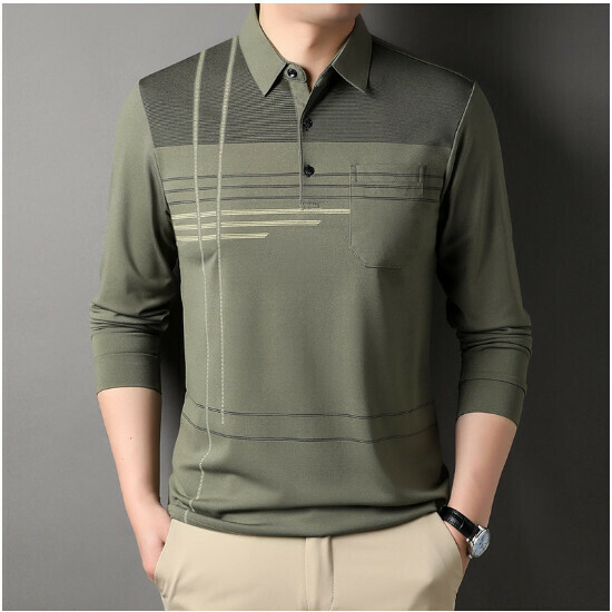 新款長袖上衣恤【625款鹹菜綠真口袋】尺碼【165/M-190/4XL】【下單後聯絡客服確認發貨尺碼】