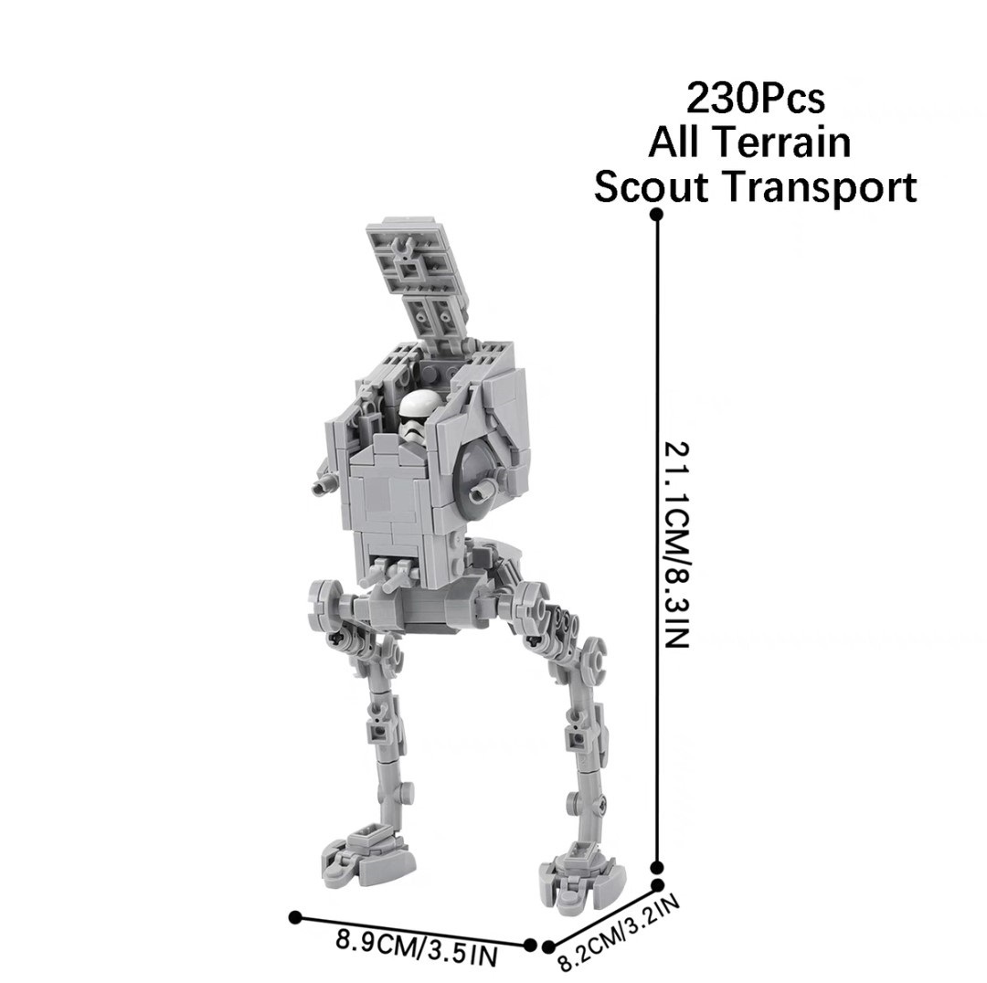 MOC Scout Transport Star Wars Buildings Set Fit Lego NO BOX MOC2220A