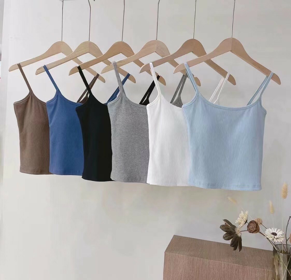 螺紋棉彈力襯墊背心