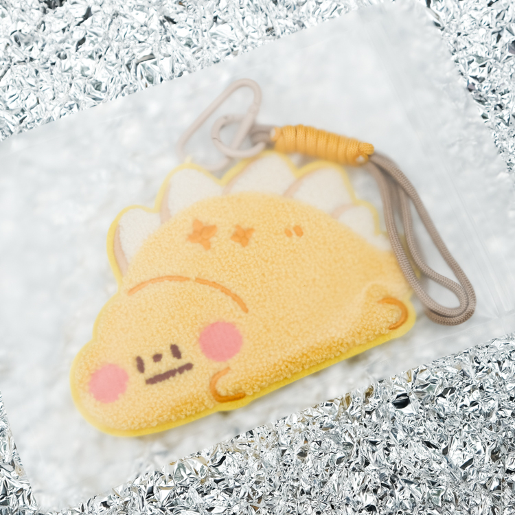 狗狗的小跳步，繪蹦砰｜毛毛票卡夾｜劍龍