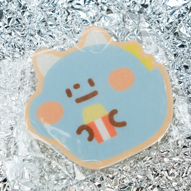 狗狗的小跳步，繪蹦砰｜毛氈杯墊｜角龍