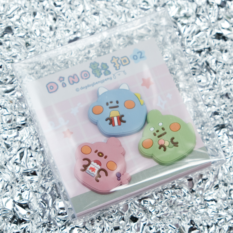 狗狗的小跳步，繪蹦砰｜洞洞鞋扣｜吃貨恐龍 02