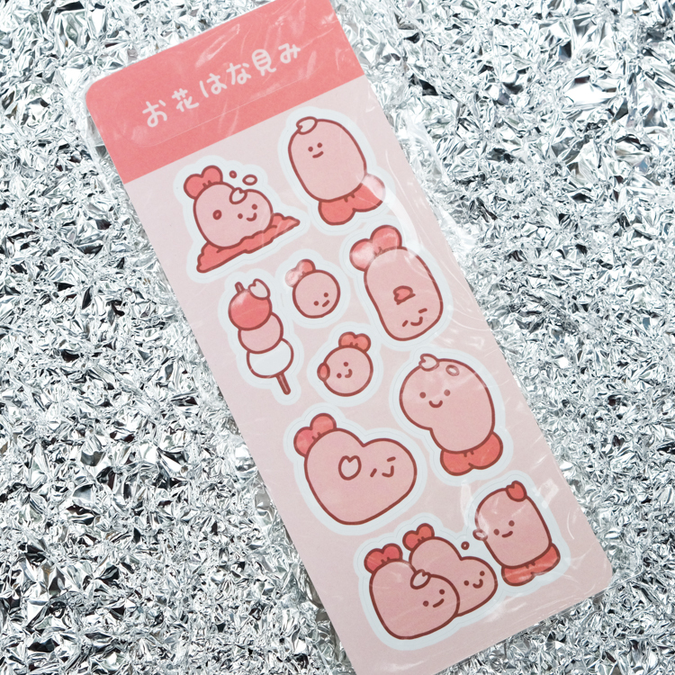 Crazy eyes 瘋狂眼珠｜貼紙｜櫻花炸蝦