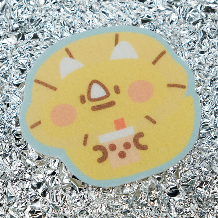 狗狗的小跳步，繪蹦砰｜毛氈杯墊｜三角龍