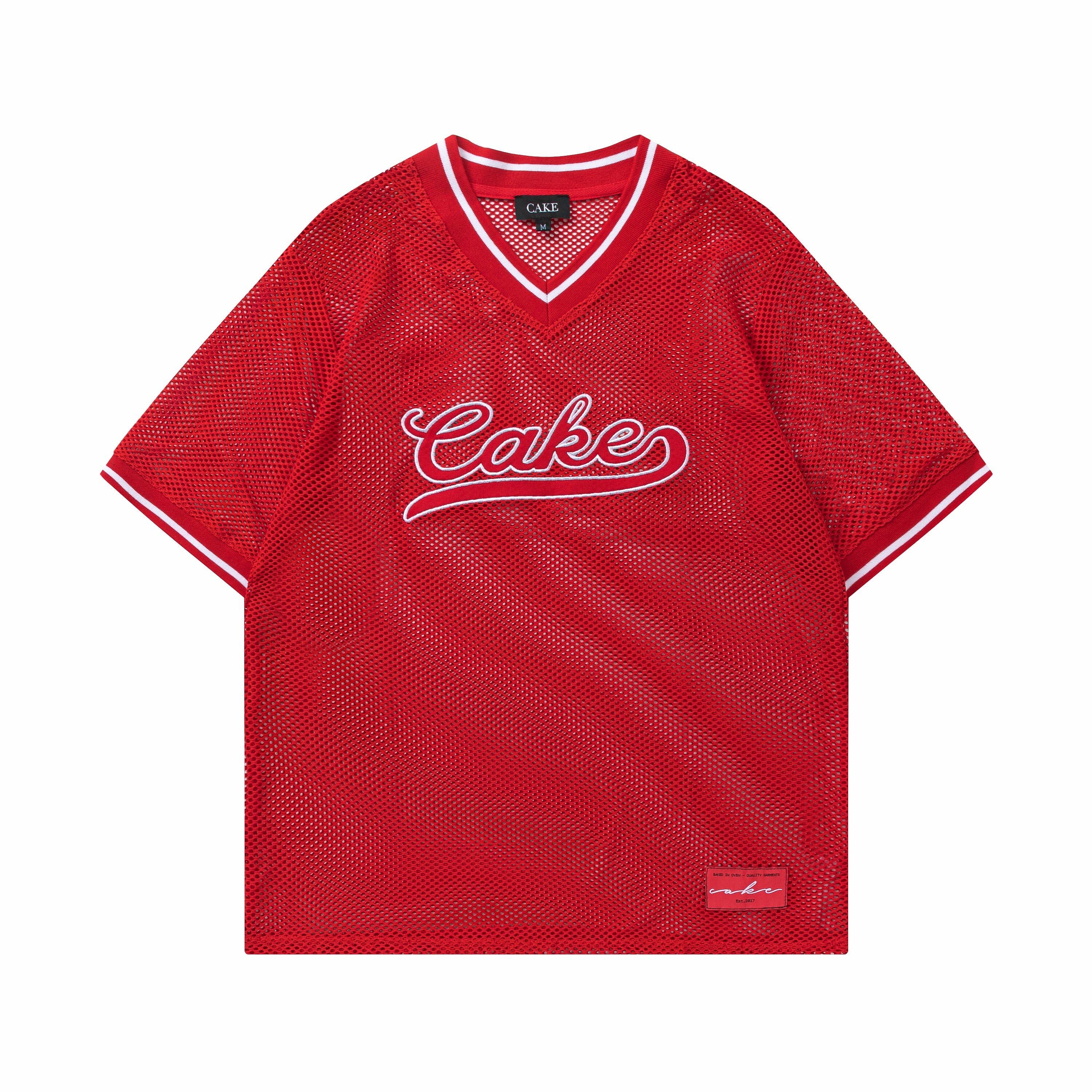 CAKE / MESH JERSEY - RED