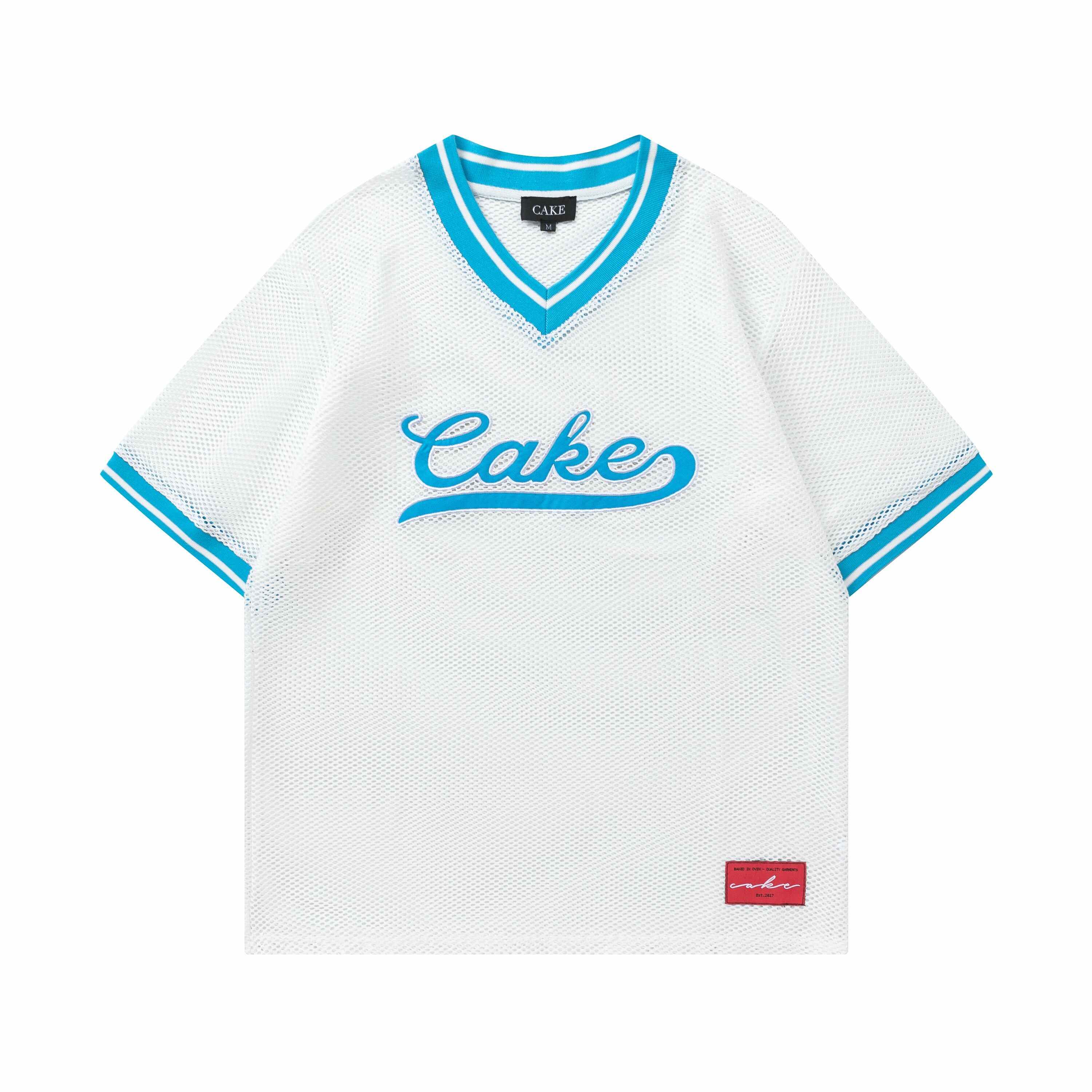 CAKE / MESH JERSEY - WHITE