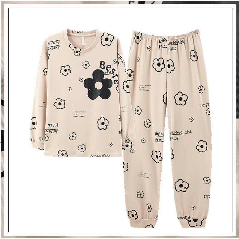 爆款圓領睡衣套裝【M-XXL碼 AM20677】【下單后聯絡客服確認發貨尺碼 】