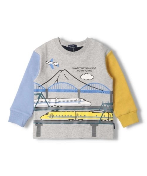 Moujonjon 新幹線撞色珠地底衛衣 F50621