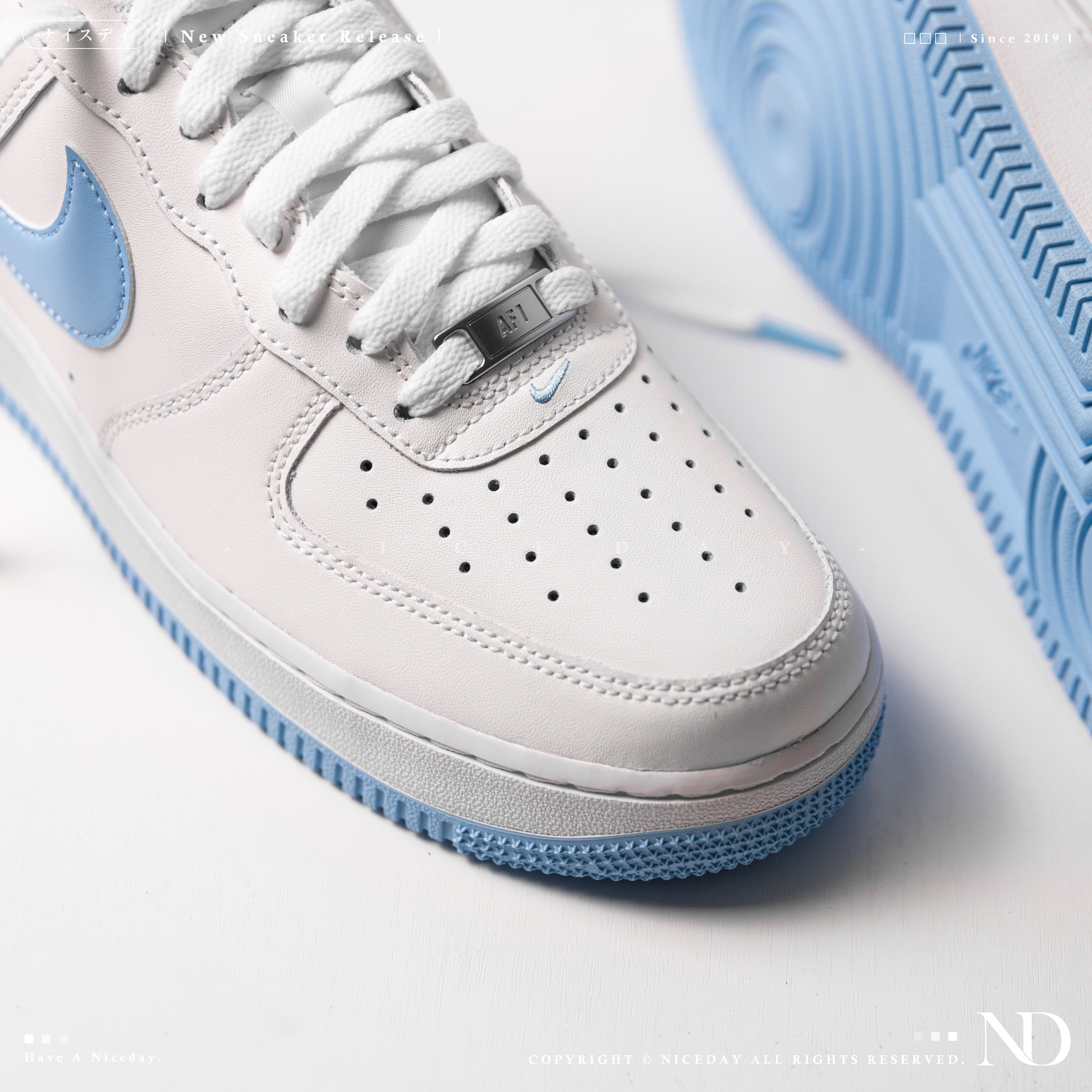 NICEDAY 現貨Nike Air Force 1 Low University Blue 大學藍男款