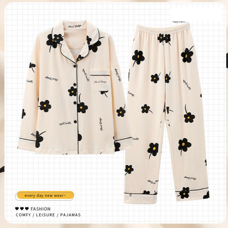 熱推長袖睡衣套裝【M-XXL碼 DF-9801】【下單后聯絡客服確認發貨尺碼 】