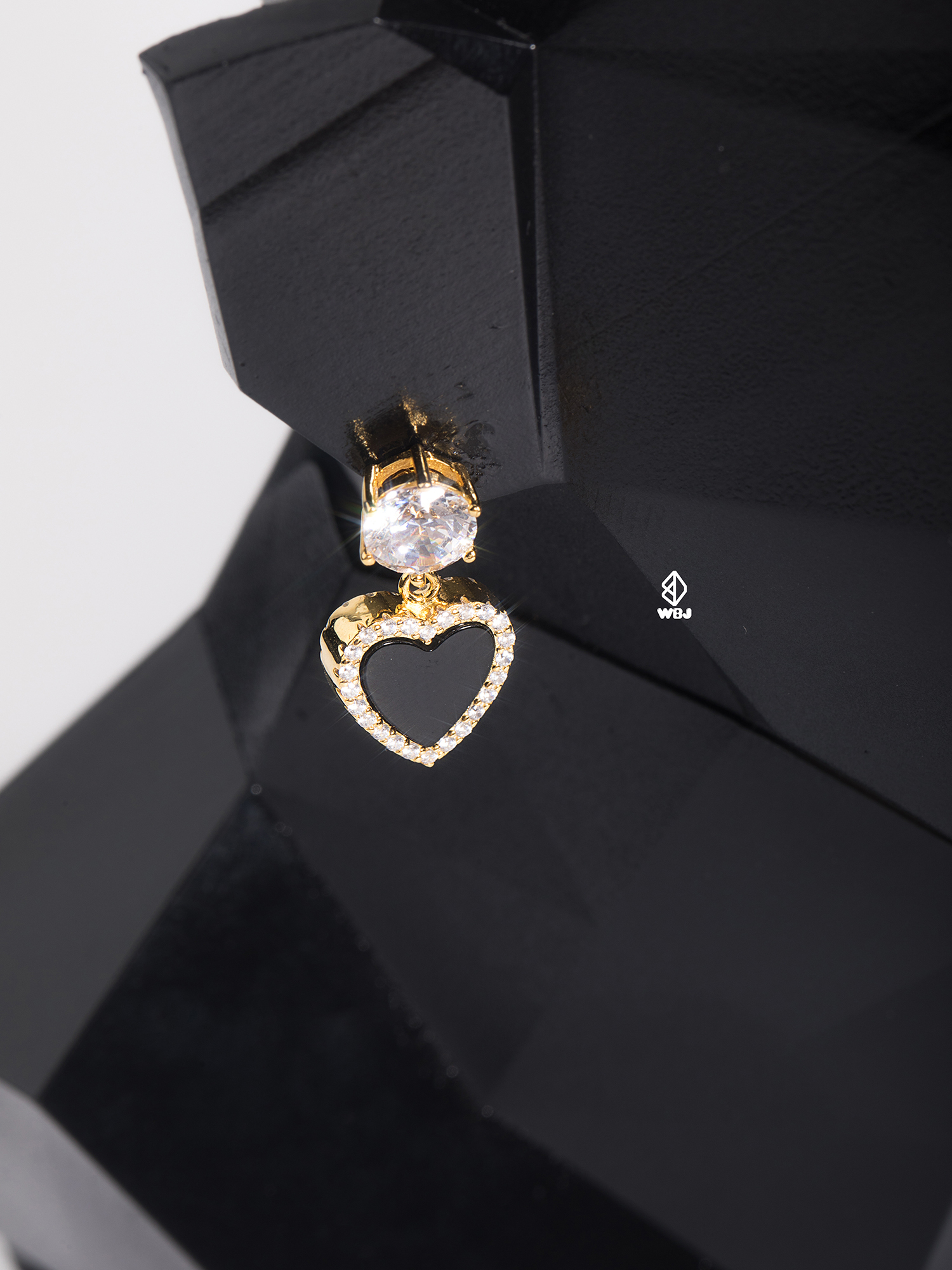 DIY六爪系列愛心耳環