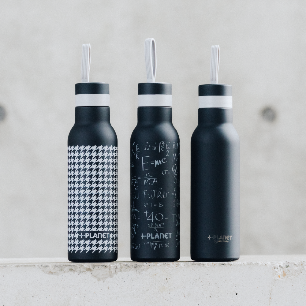 【限量福利品】暗夜黑 不鏽鋼輕量保溫瓶500ml