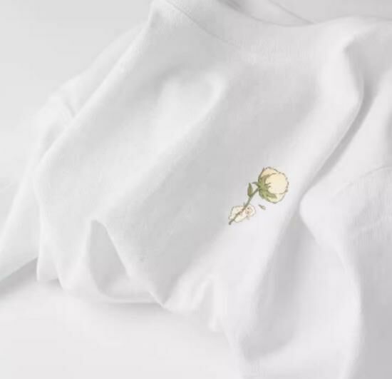 Hot selling pure cotton T-shirt short-sleeved [White (Kapok Sheep Chest Label)] [S-2XL] (please contact customer service to confirm the delivery size after placing the order)