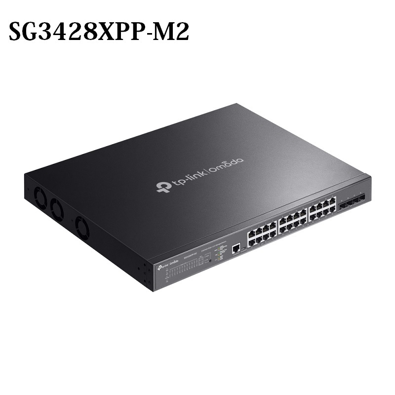 TP-LINK TL-SG3428XPP-M2 Omada 24埠2.5GBASE-T 4埠10GE SFP+ L2+管理型交換器