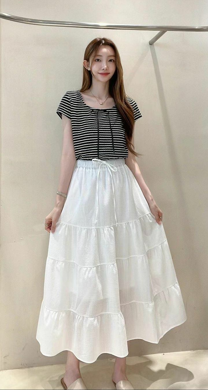 🇰🇷 韓國 橡筋腰泡泡裙 (K5/FA51)
