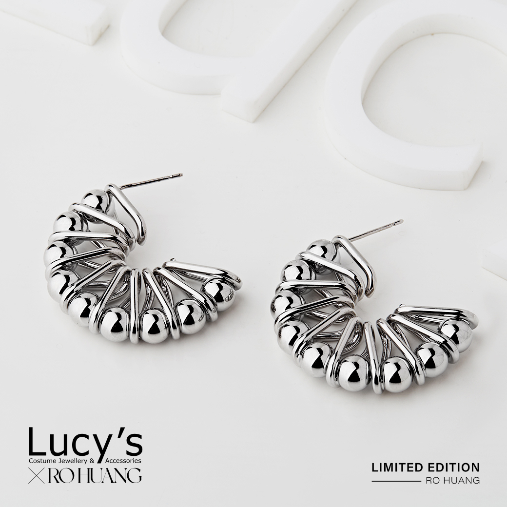 Lucy's X RO HUANG．耳環 (二色) (115787/115788)