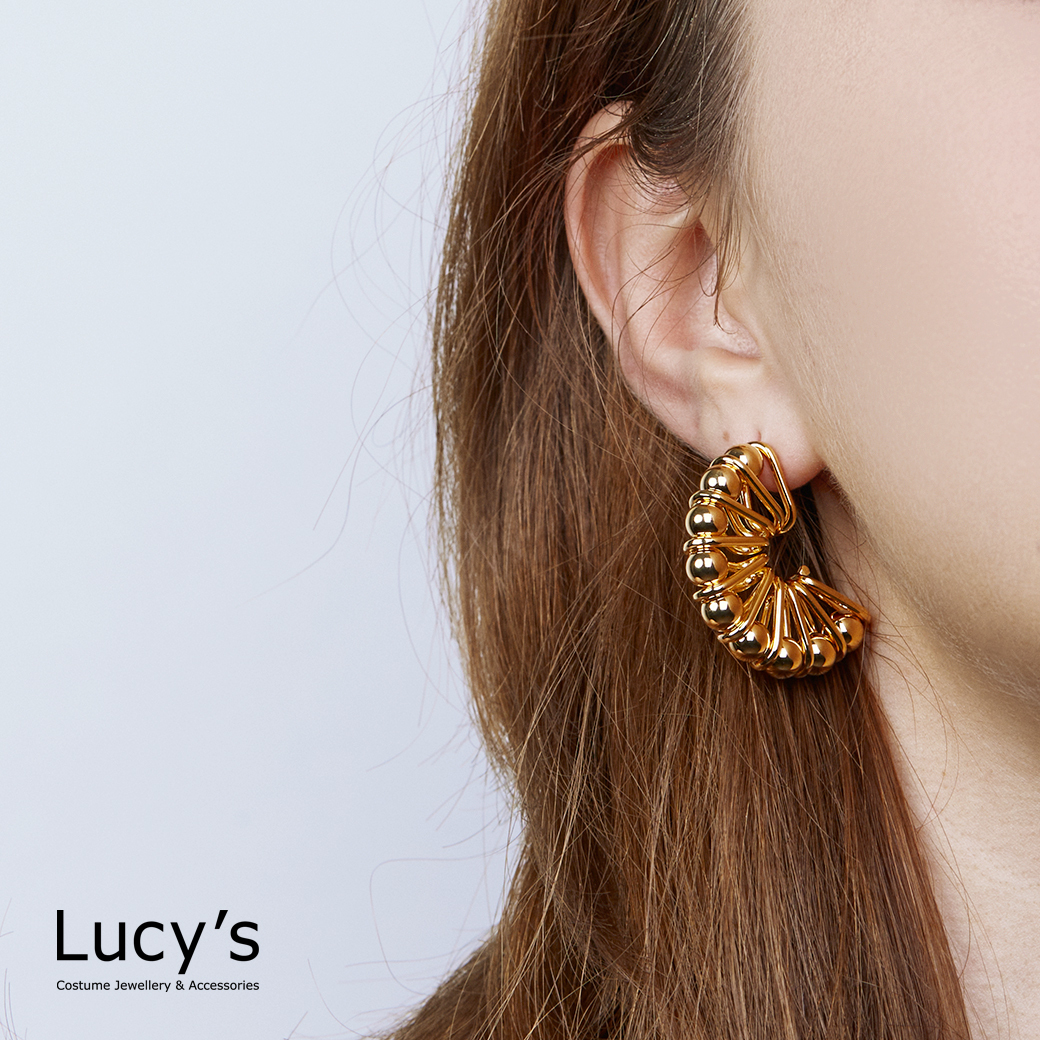 Lucy's X RO HUANG．耳環 (二色) (115787/115788)