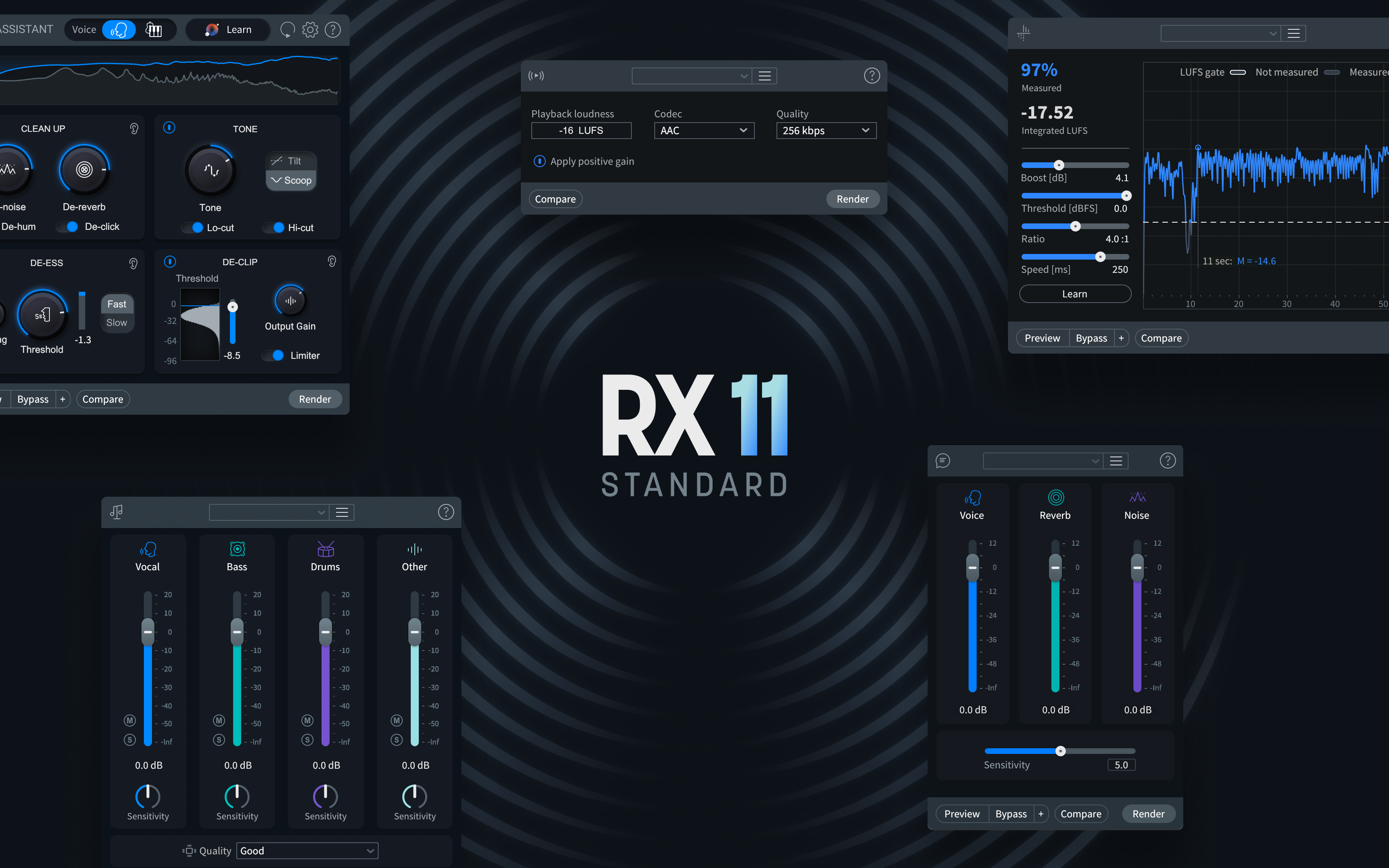 iZotope RX 11 Standard 音訊處理軟體 教育版 EDU