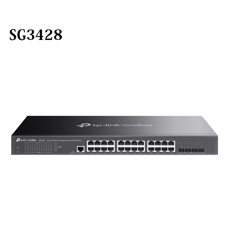TP-LINK SG3428 Omada 24埠Gigabit 含4個SFP插槽 L2管理型交換器