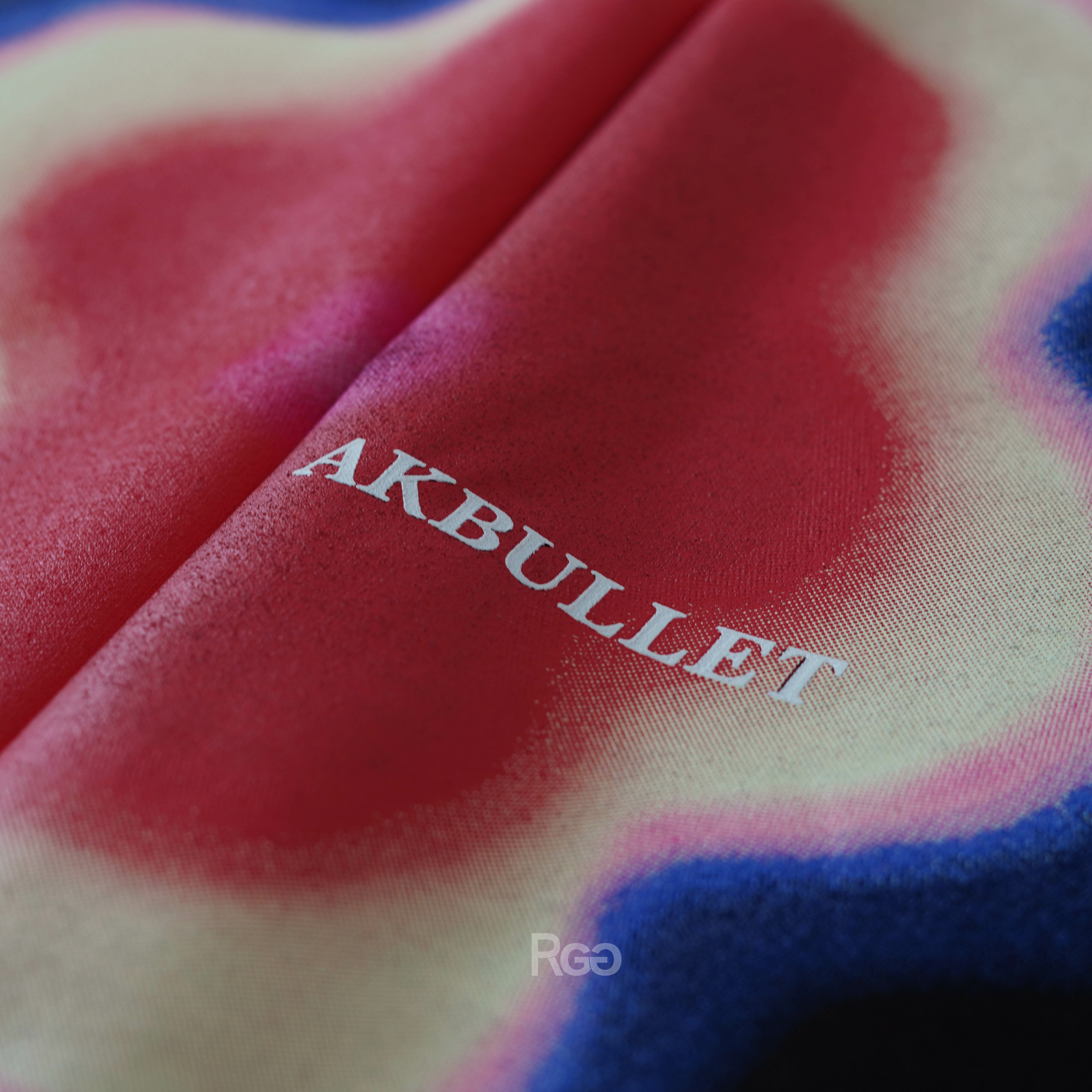 #11214 韓系暈染花圖騰短T細節