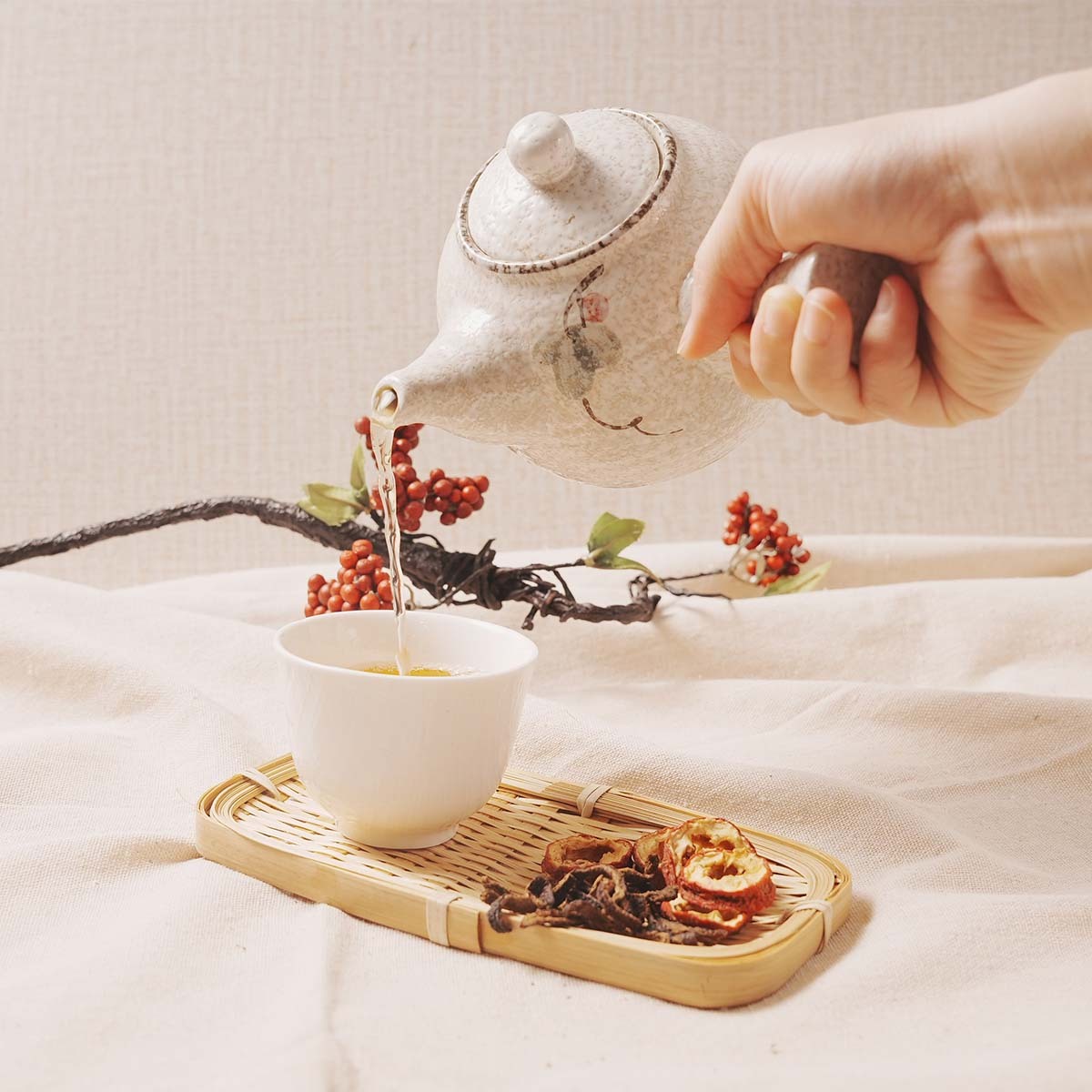 漢方茶(サンザシと蓮の葉)（8包 / 袋入り）| 登義DengYi