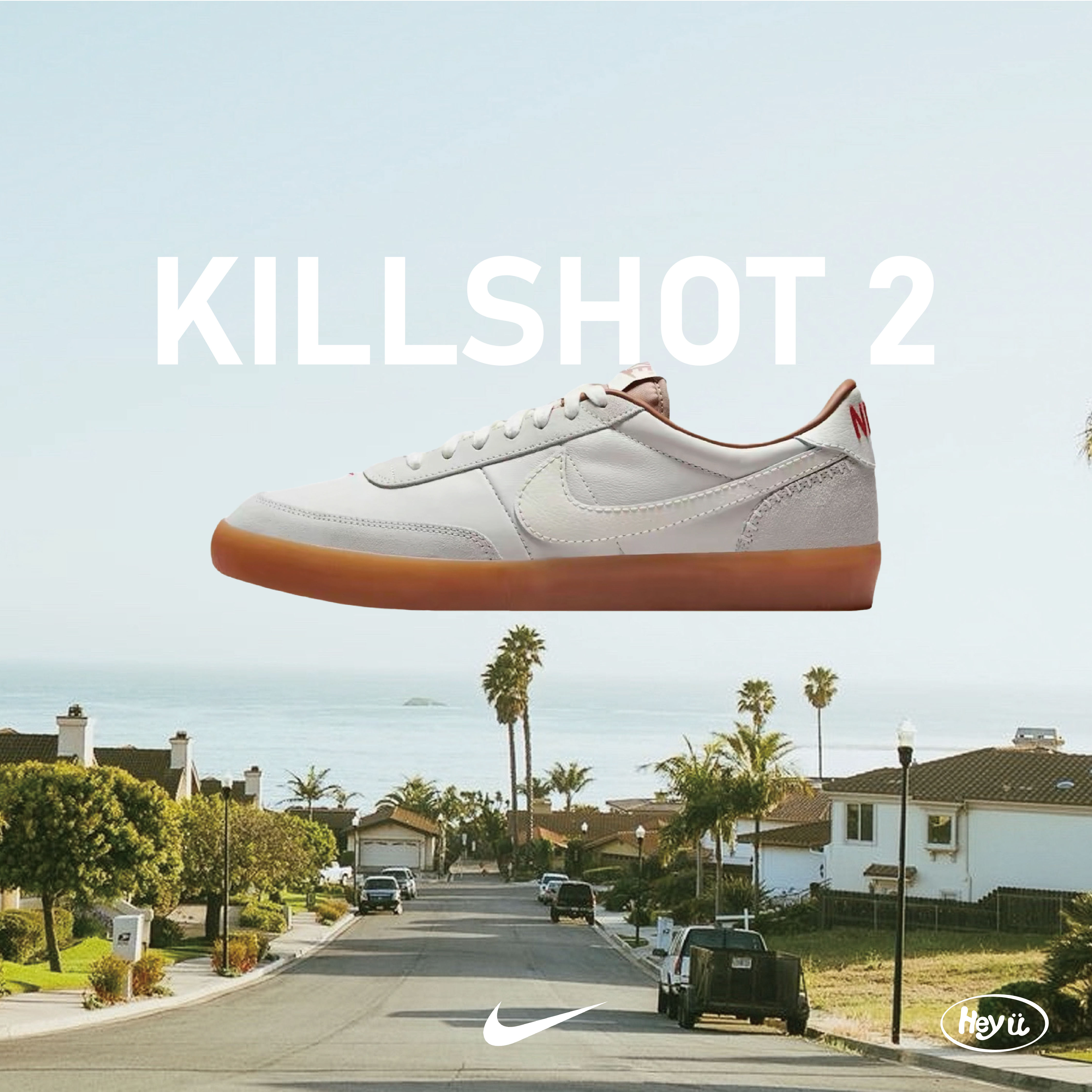 NIKE KILLSHOT 2 LEATHER (白灰)