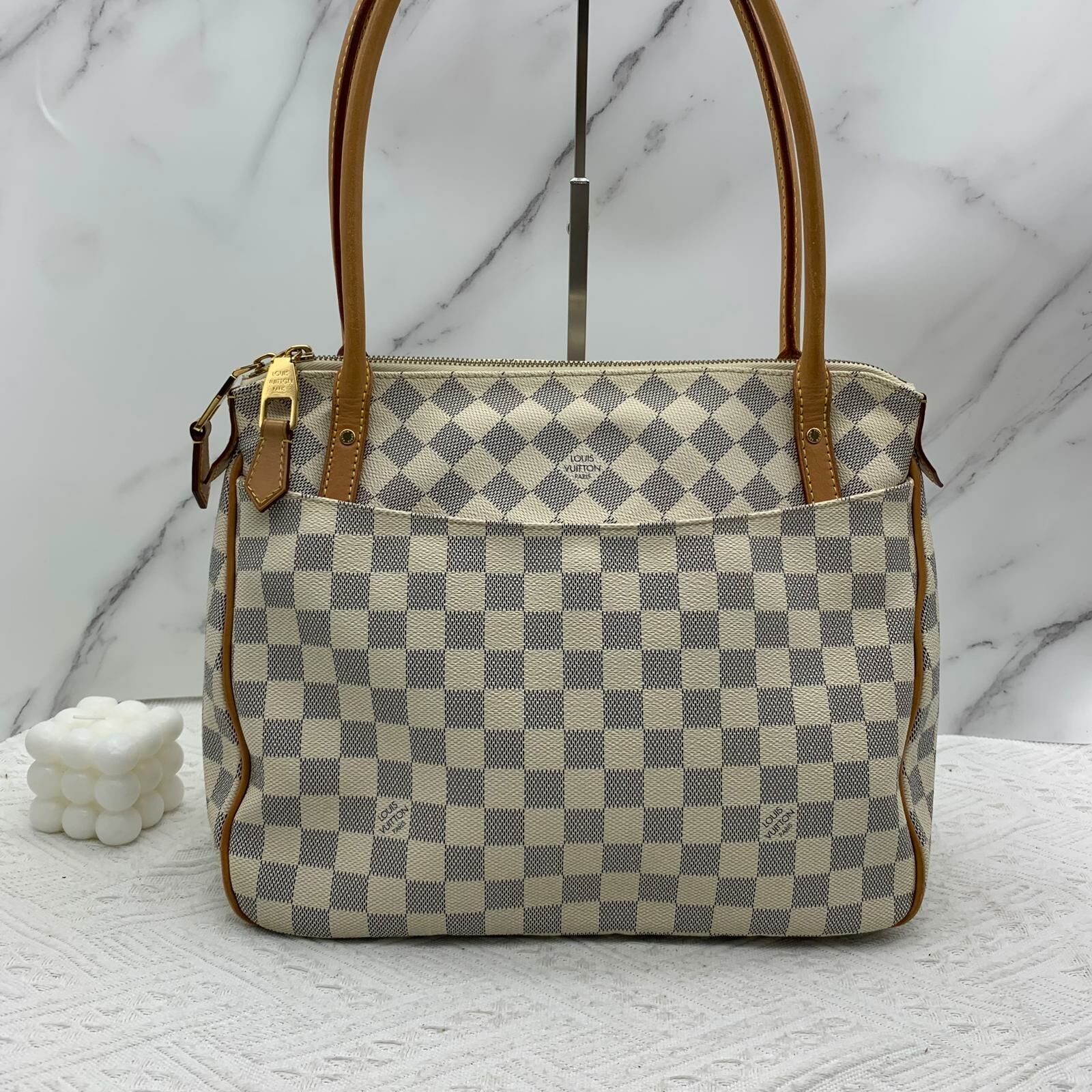 LV Damier Azure Figheri PM Bag